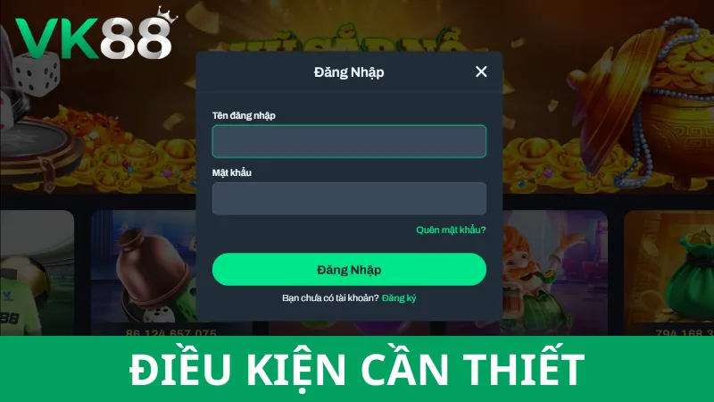 Khôi phục mật khẩu cần điều kiện gì?