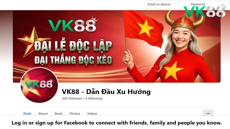 Liên hệ thông qua nền tảng fanpage